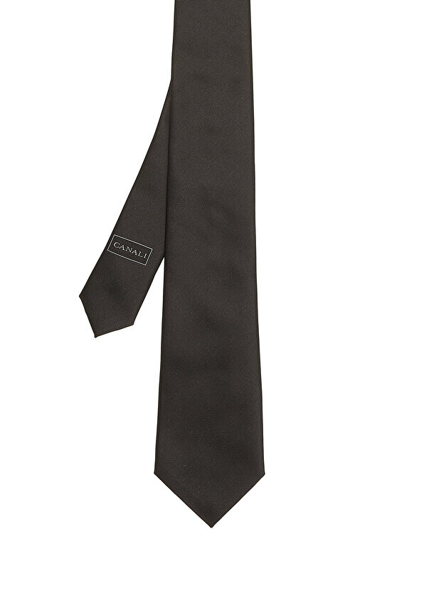 

Черный шелковый галстук Canali