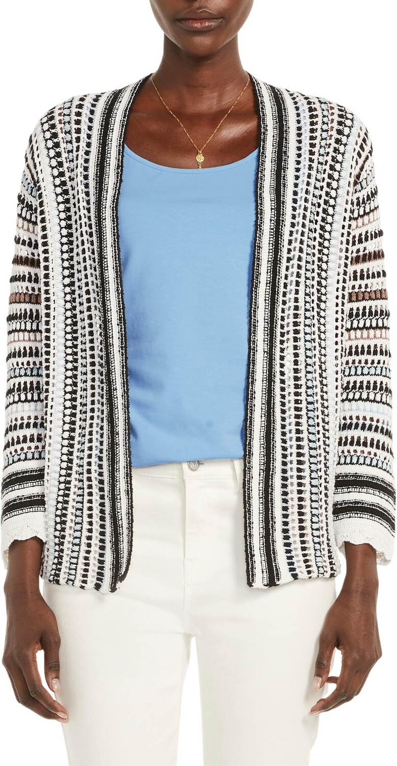 

Свитер Crochet Sky Cardigan NIC+ZOE, цвет Blue Multi