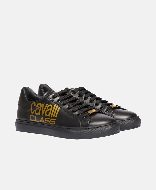

Кроссовки Cavalli Class, цвет Caviar Black
