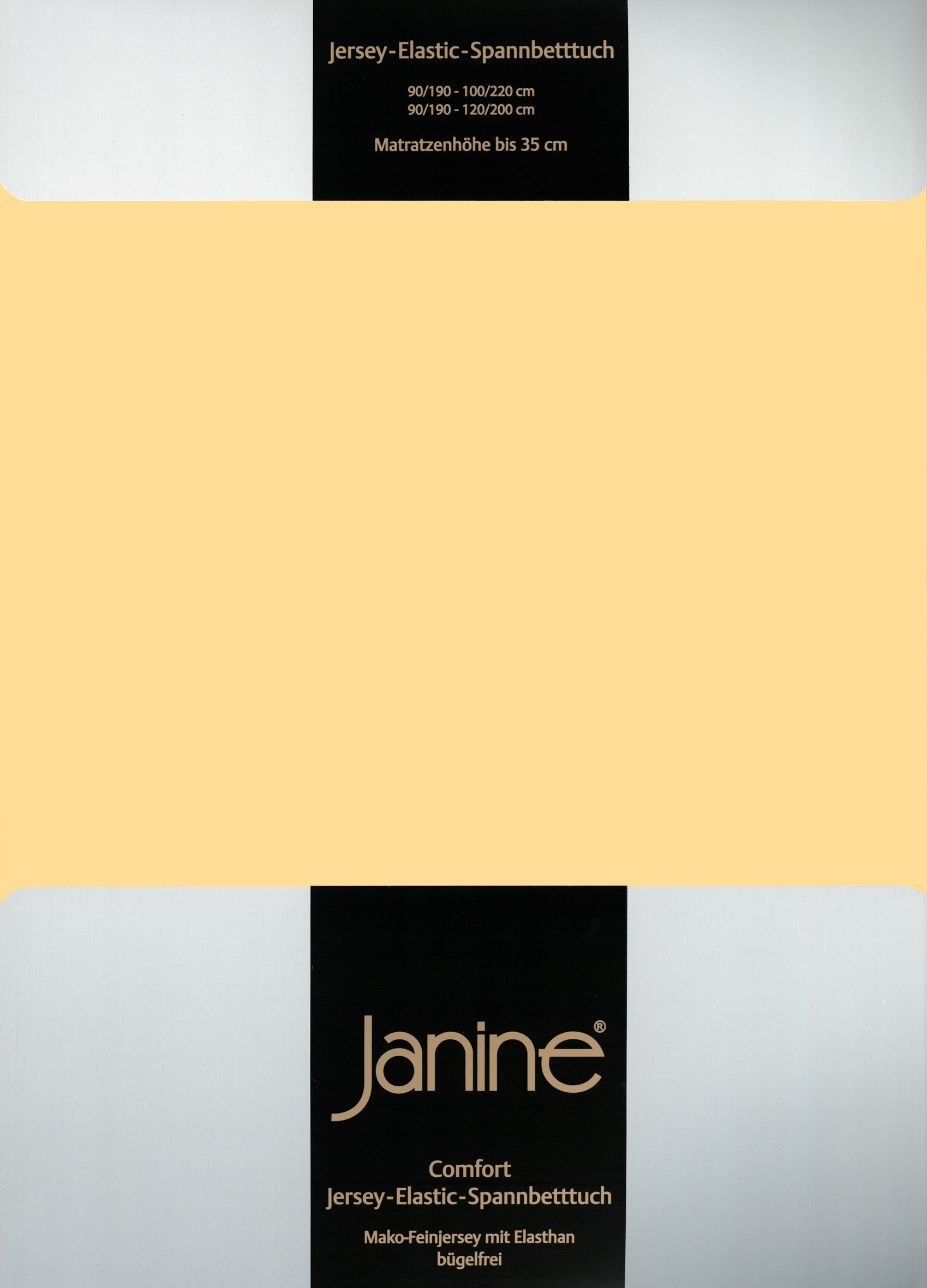 Простыня Janine Elastic Jersey, цвет vanille