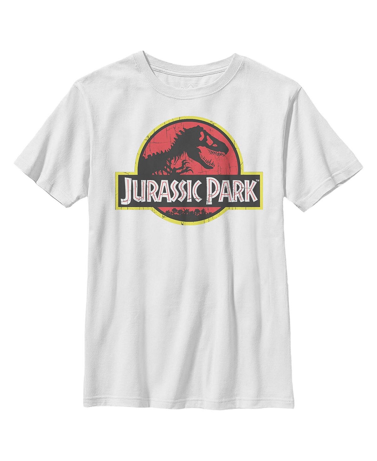 

Детская футболка с логотипом «Парк Юрского периода» T Rex Skeleton Movie для мальчиков NBC Universal