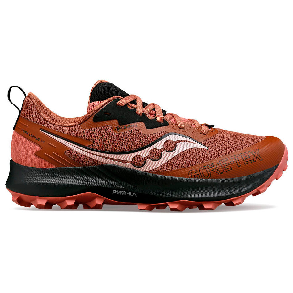 

Кроссовки для бега по пересеченной местности Saucony Women's Peregrine 14 GTX, цвет Clove/Black