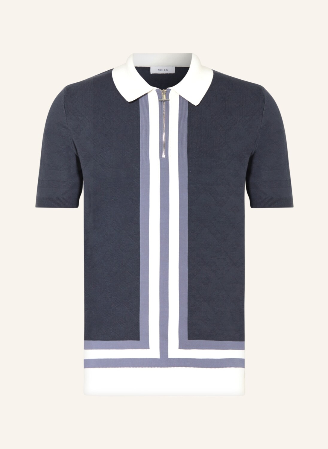 

Рубашка поло REISS Strick LONDON, синий