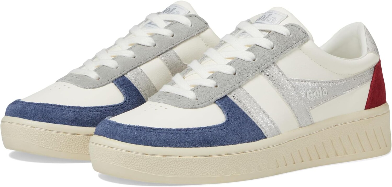 

Кроссовки Gola Grandslam Quadrant, цвет Off-White/Moonlight/Silver/Deep Red