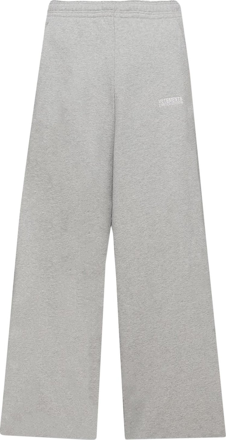 Спортивные брюки Vetements Big 'Grey Melange', серый
