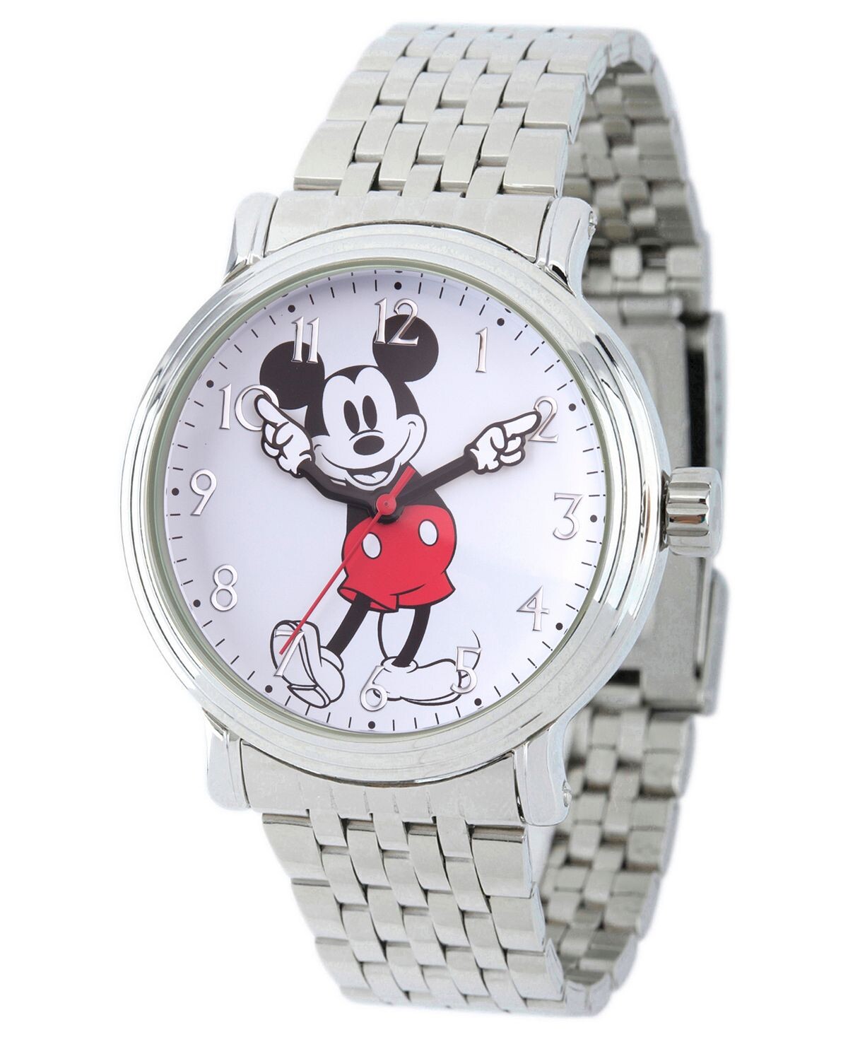 

Мужские серебряные часы-браслет с Микки Маусом Disney 44 мм ewatchfactory