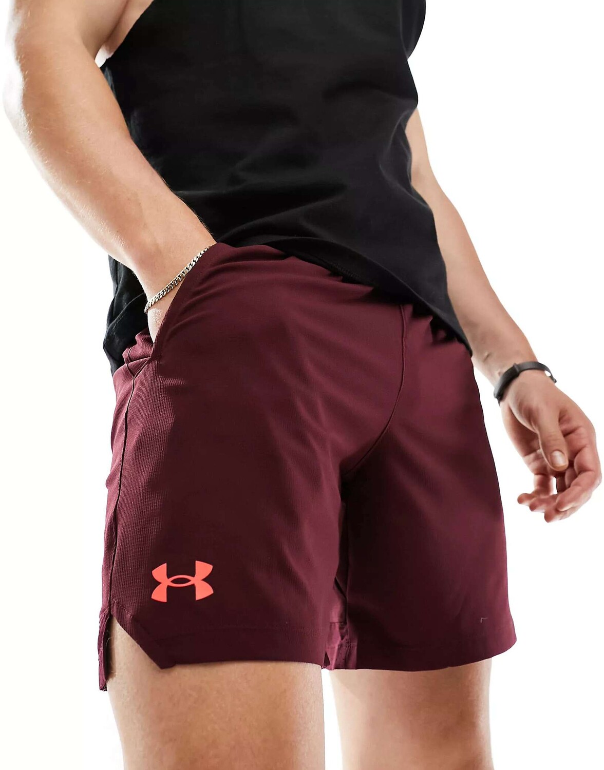 

Бордовые тканые шорты длиной 6 дюймов Under Armour Vanish
