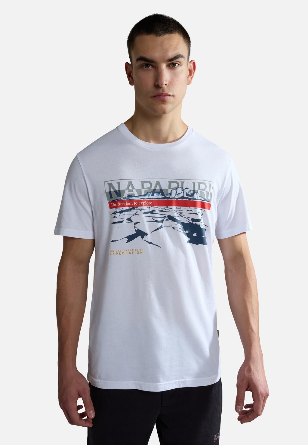 

Футболка с принтом Napapijri, белый