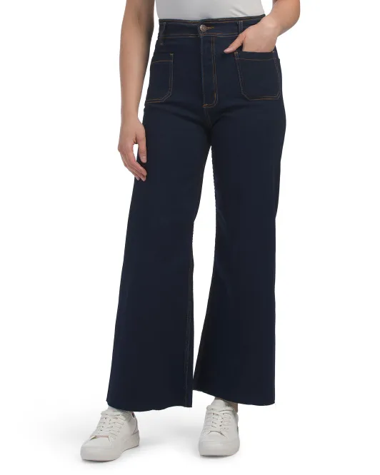 

Широкие джинсы с высокой посадкой Flying Angel, цвет Dark