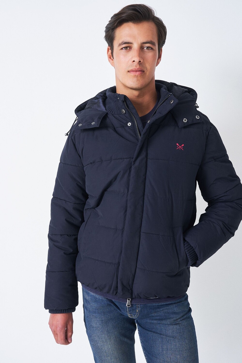 

Синяя куртка канцлера Crew Clothing Company, синий