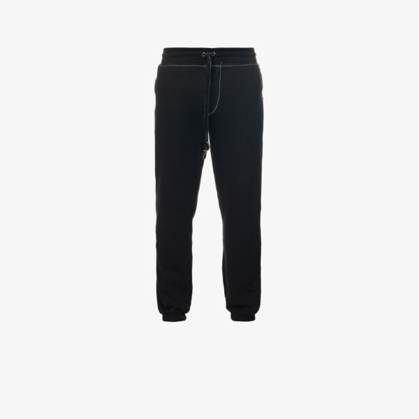 

Спортивные брюки из смесового хлопка с вышитым логотипом True Religion, черный