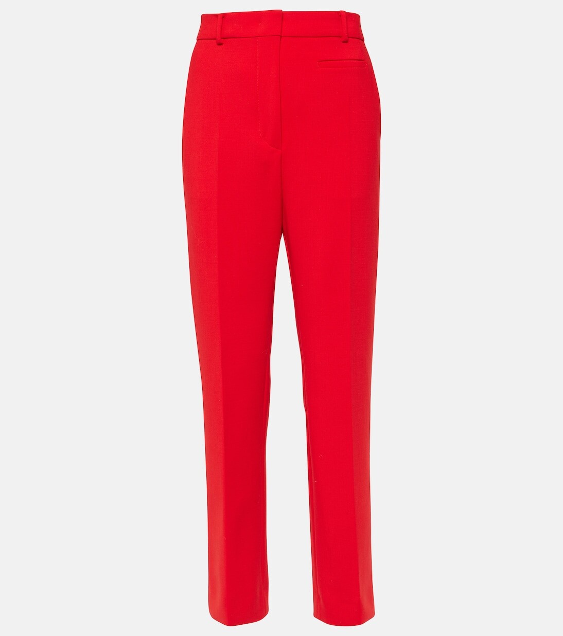 

Прямые брюки roagna из смесовой шерсти с высокой посадкой Sportmax, красный