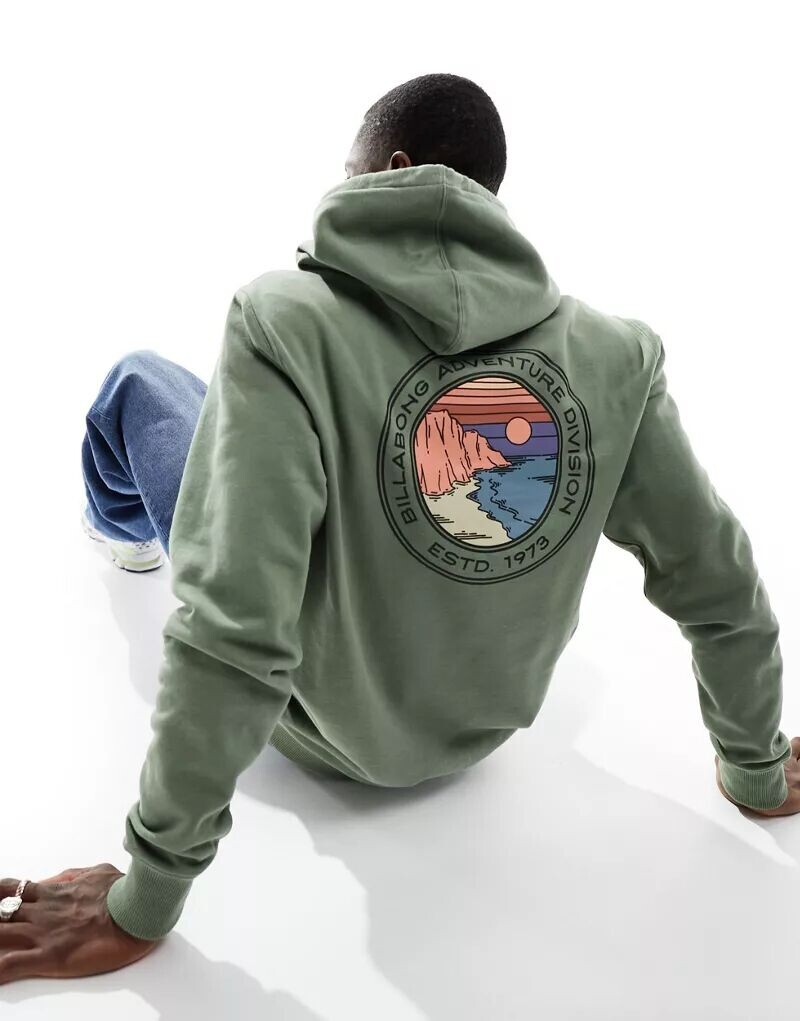 

Худи шалфеевого цвета Billabong Rockies