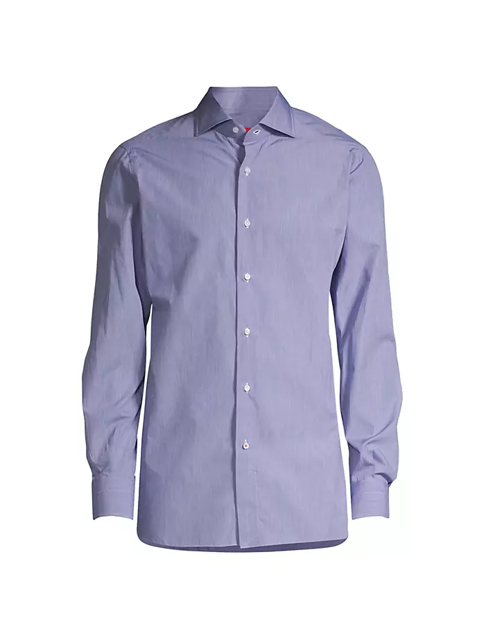 Классическая спортивная рубашка Isaia, синий цена и фото