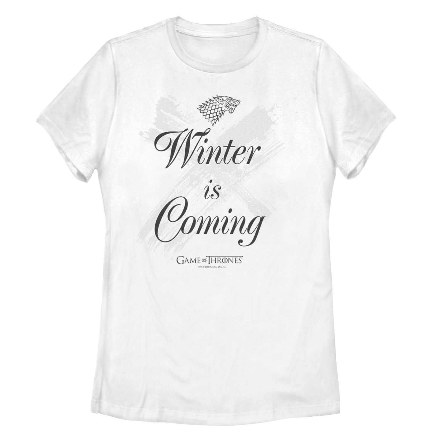 футболка с принтом зима близко 54 Футболка с рисунком «Игра престолов» для юниоров «Зима близко» Licensed Character