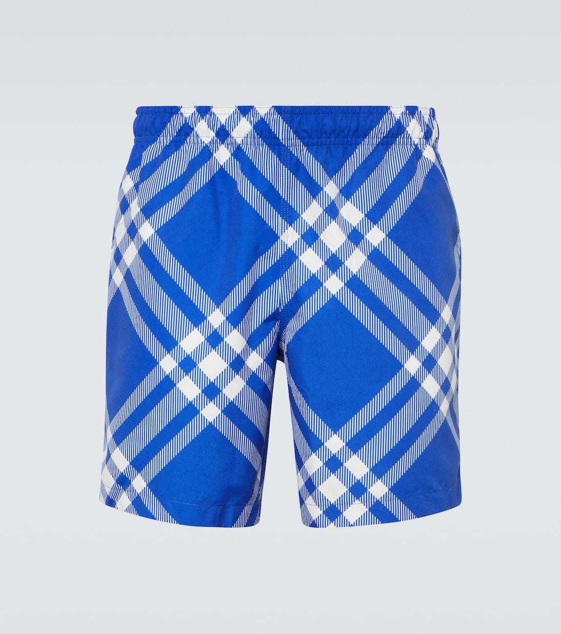Клетчатые шорты для плавания Burberry, синий