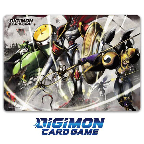 Игровой коврик Digimon Card Game: Playmat And Card Set 1-Digimon Tamers Bandai digimon adventure anime flash 3d card metal garurumon play against board game collection cartoon character battle card gifts