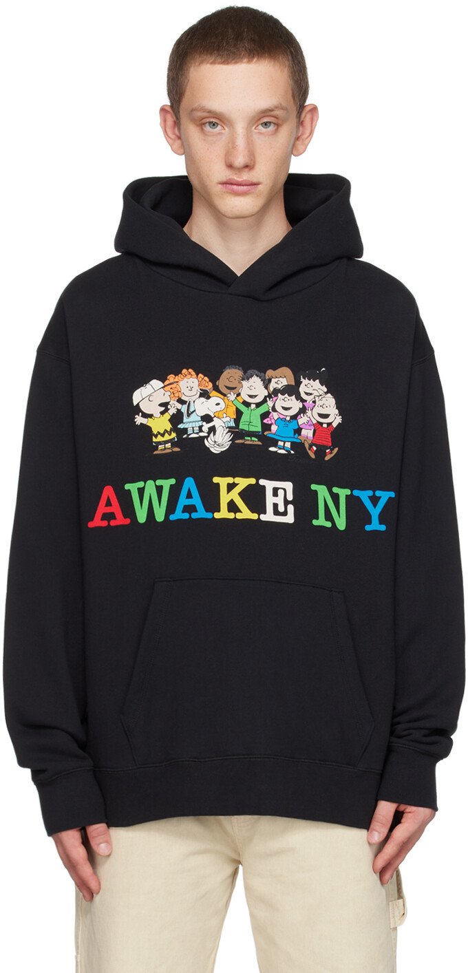 

Черная толстовка с рисунком Awake NY, Черный