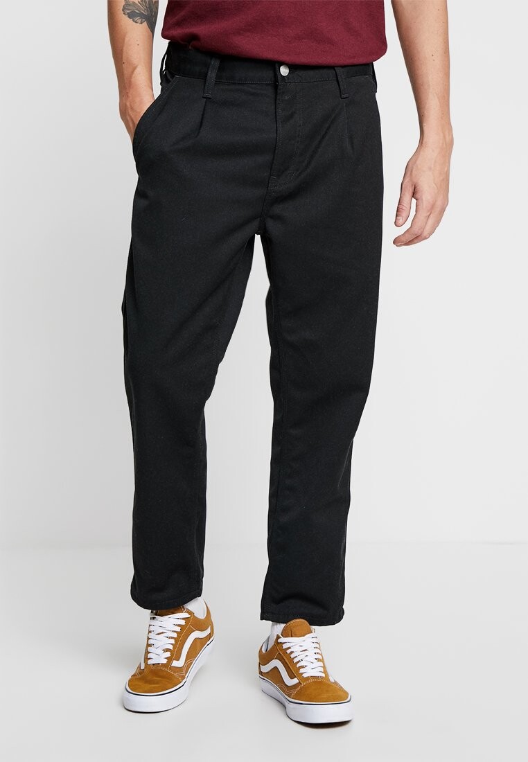 

Брюки Abbott Pant Denison Carhartt WIP, цвет black rinsed