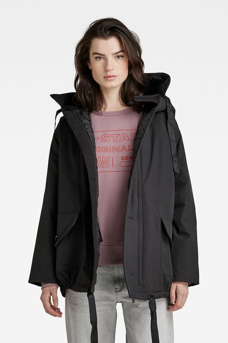 

Зимняя куртка с капюшоном G-Star Raw, черный