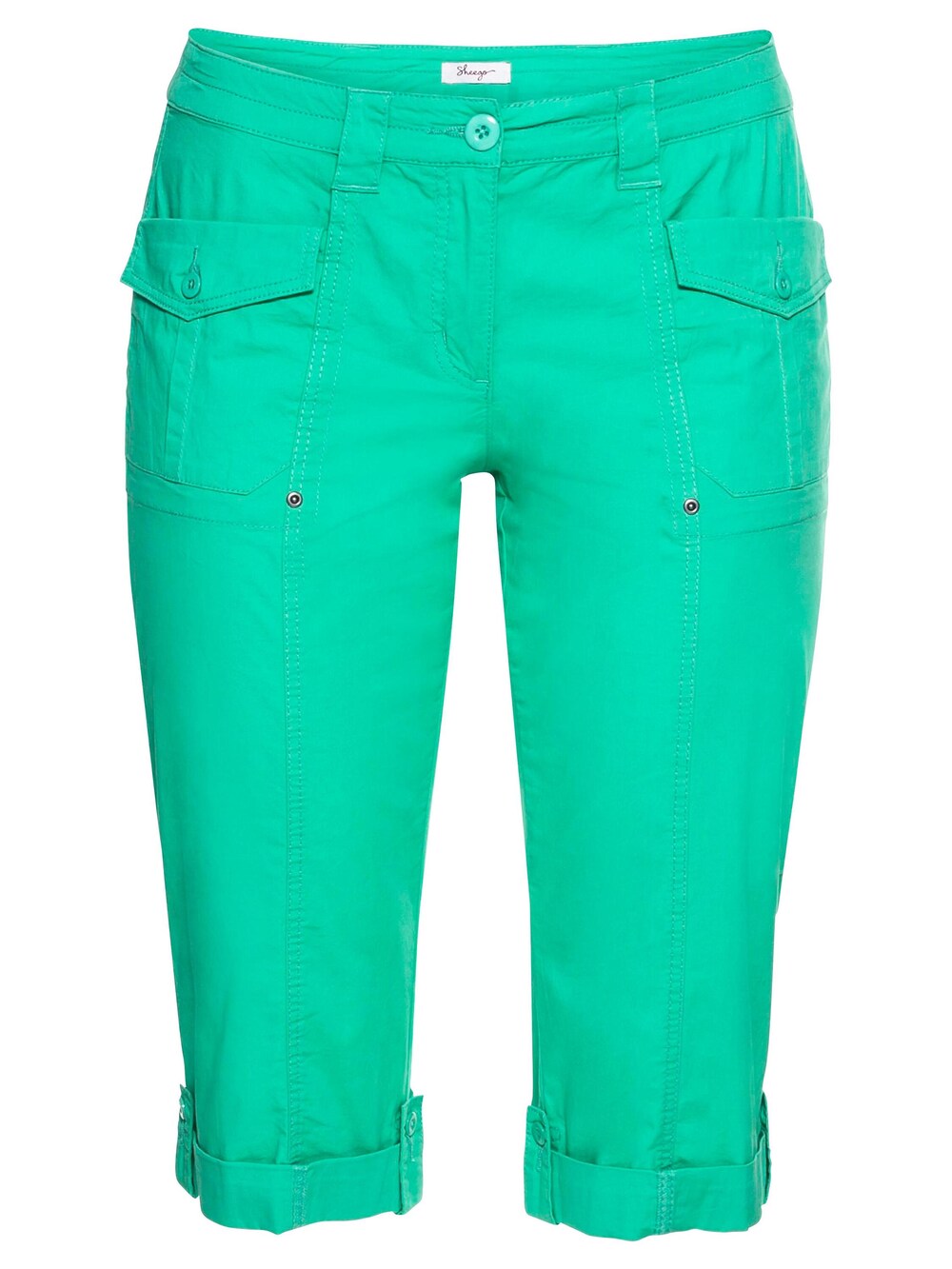 Обычные брюки Sheego, зеленый