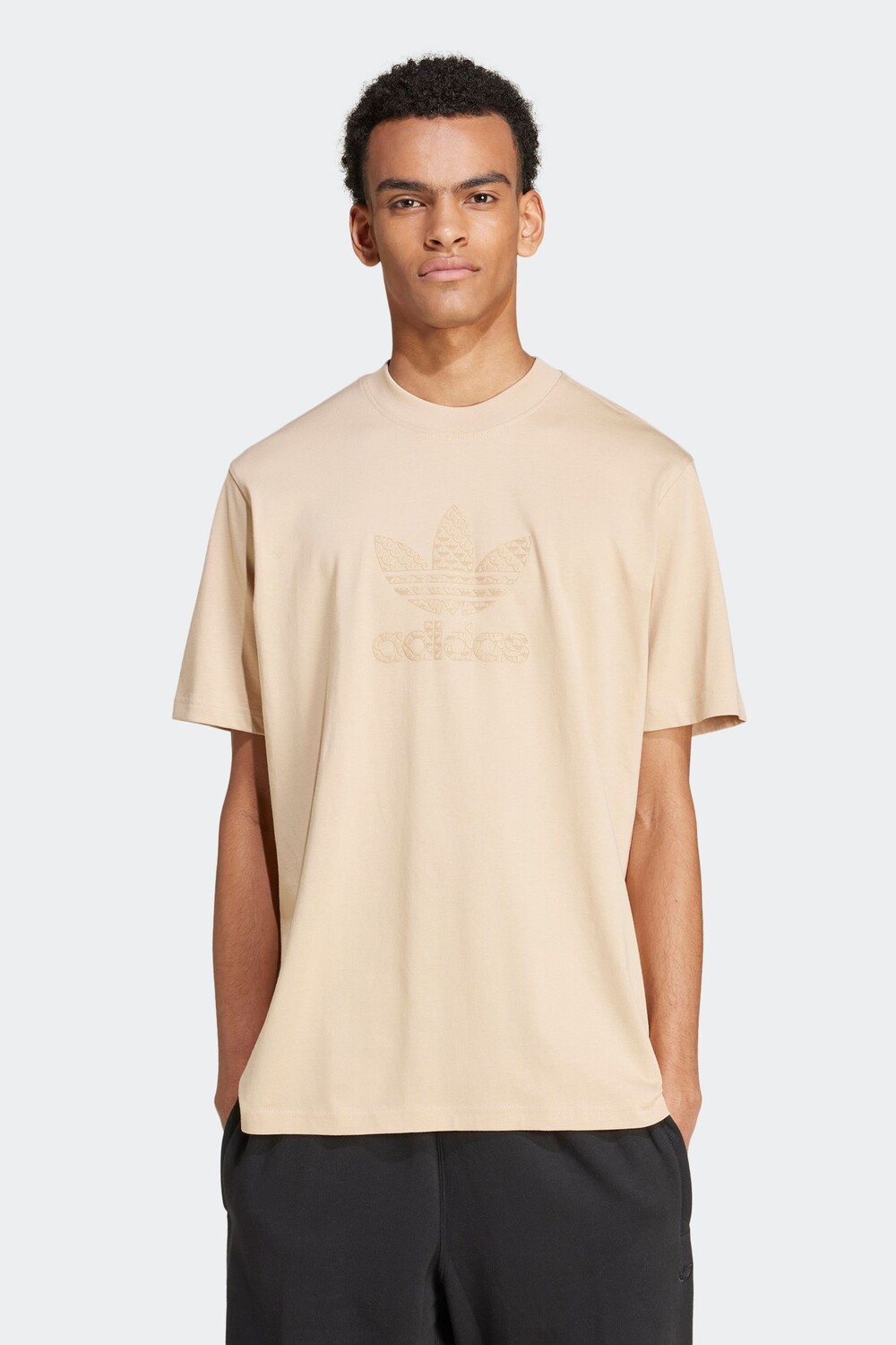 

Моно футболка Adidas, коричневый