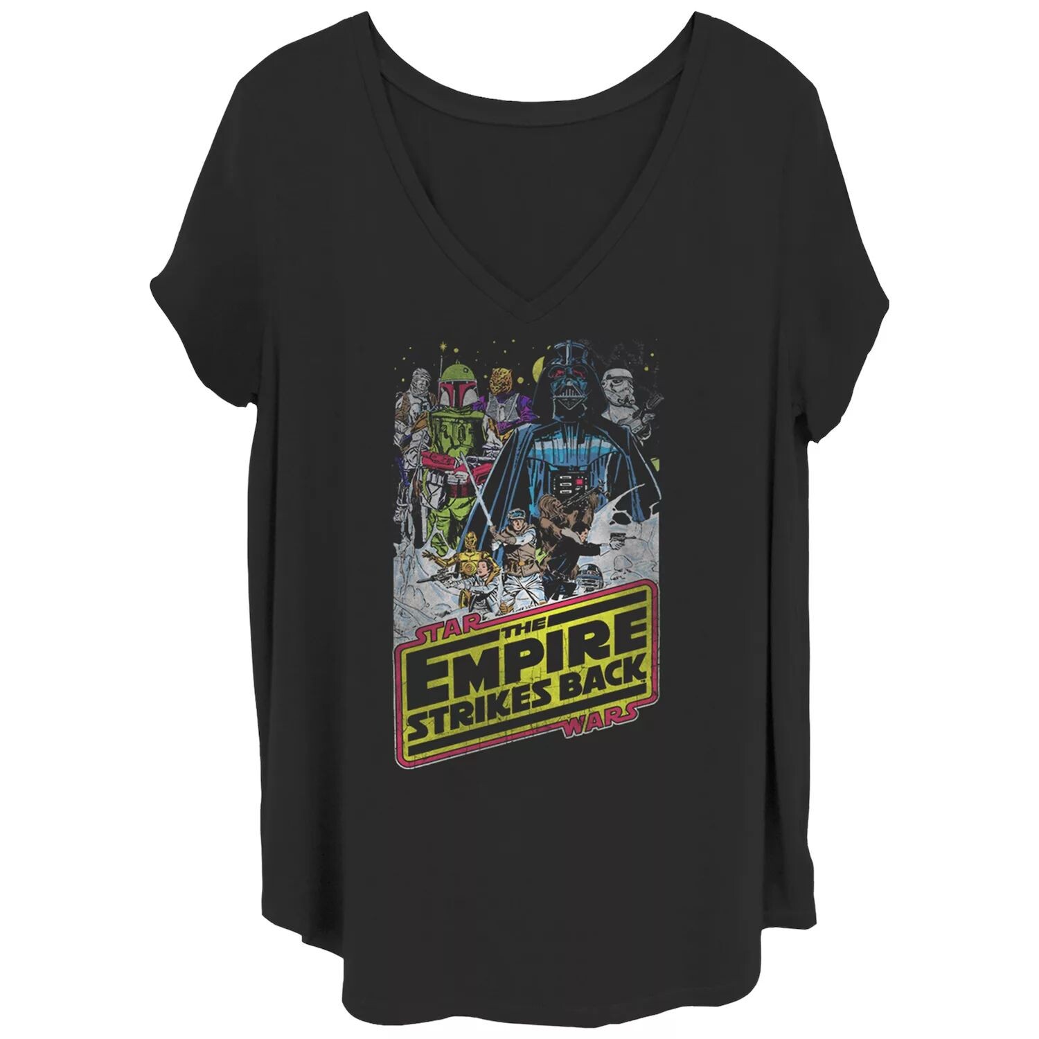 

Детская футболка больших размеров Star Wars Empire Hoth Group Shot Licensed Character