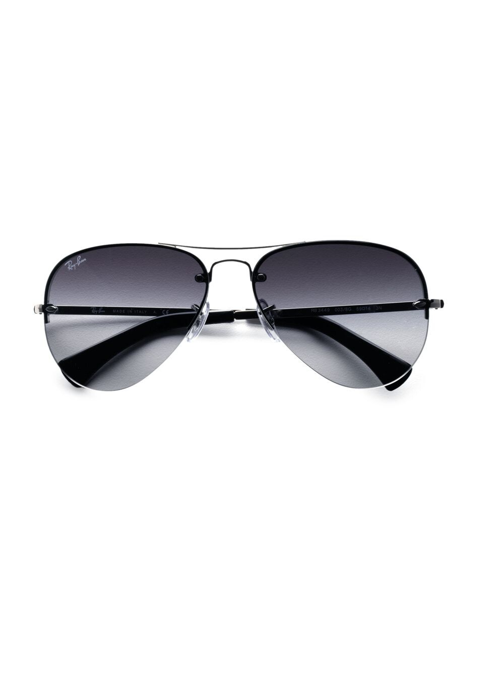 

RB3449 Солнцезащитные очки-авиаторы в полуободковой оправе 59 мм Ray-Ban