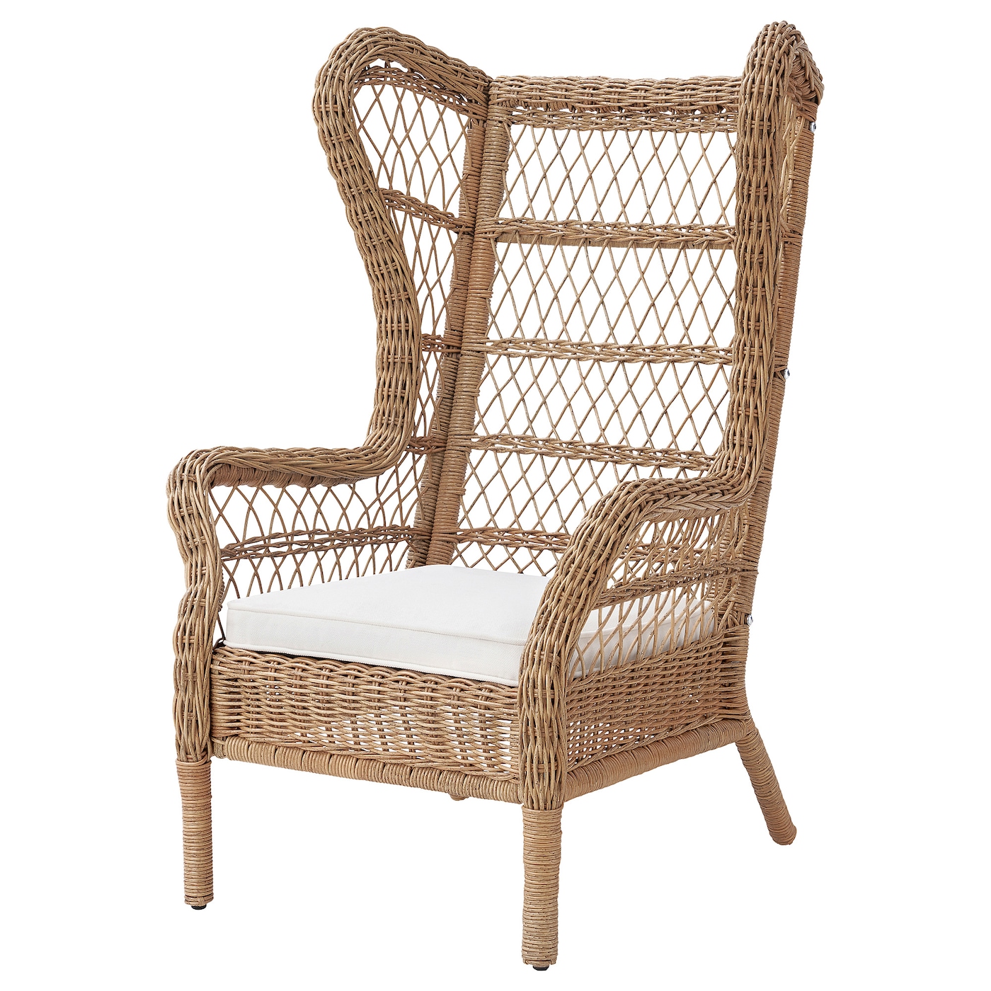 РИСХОЛЬМЕН Кресло для дома/сада, Ярпён/ДУвхольмен белый RISHOLMEN IKEA ikea торпарё легкое кресло для дома сада