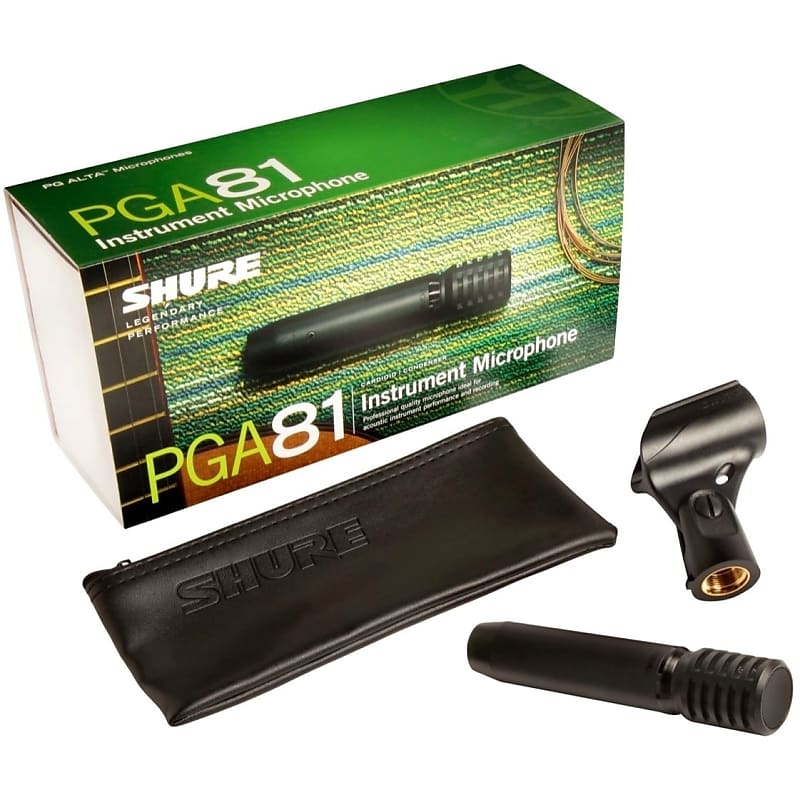 Конденсаторный микрофон Shure PGA81-XLR инструментальный микрофон shure pgadrumkit7