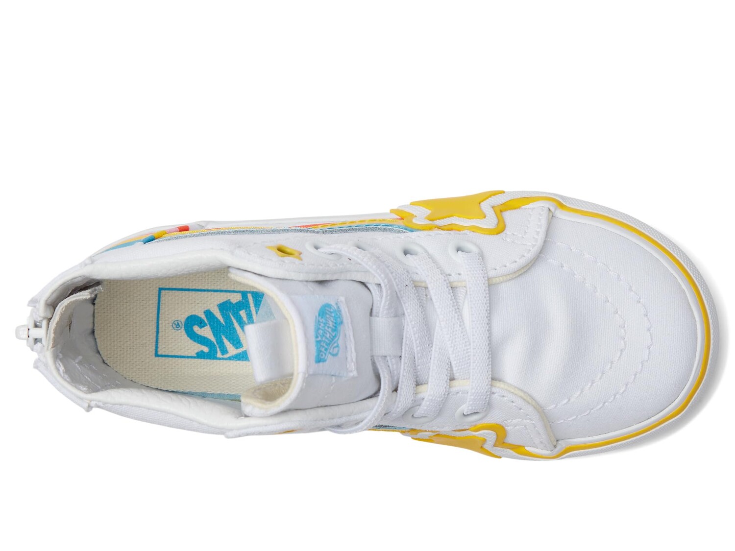 

Кроссовки Vans Kids SK8-Hi Zip Rainbow Star (Infant/Toddler)