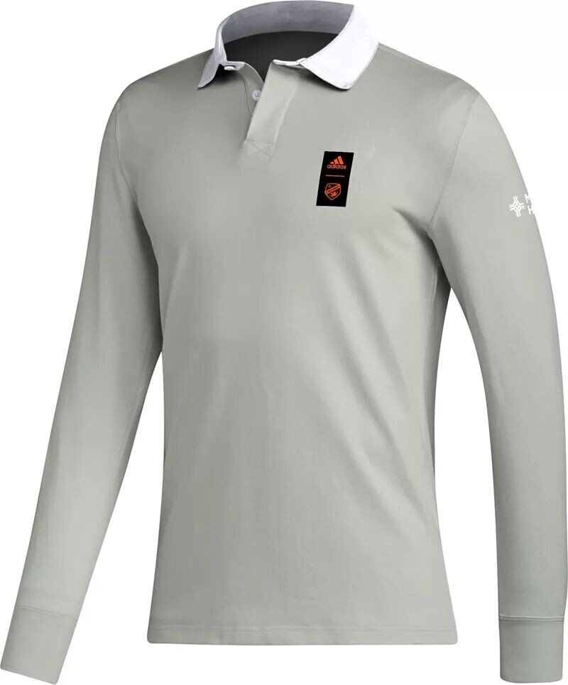 

Поло с длинными рукавами Adidas FC Cincinnati 2023 Silver Travel