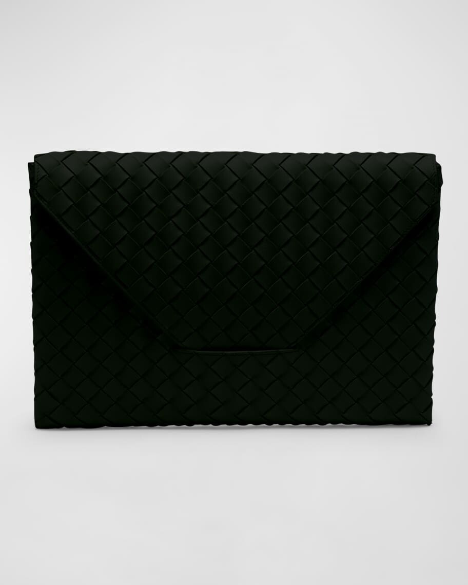 

Кожаный клатч Cassette Pouch Intrecciato Bottega Veneta