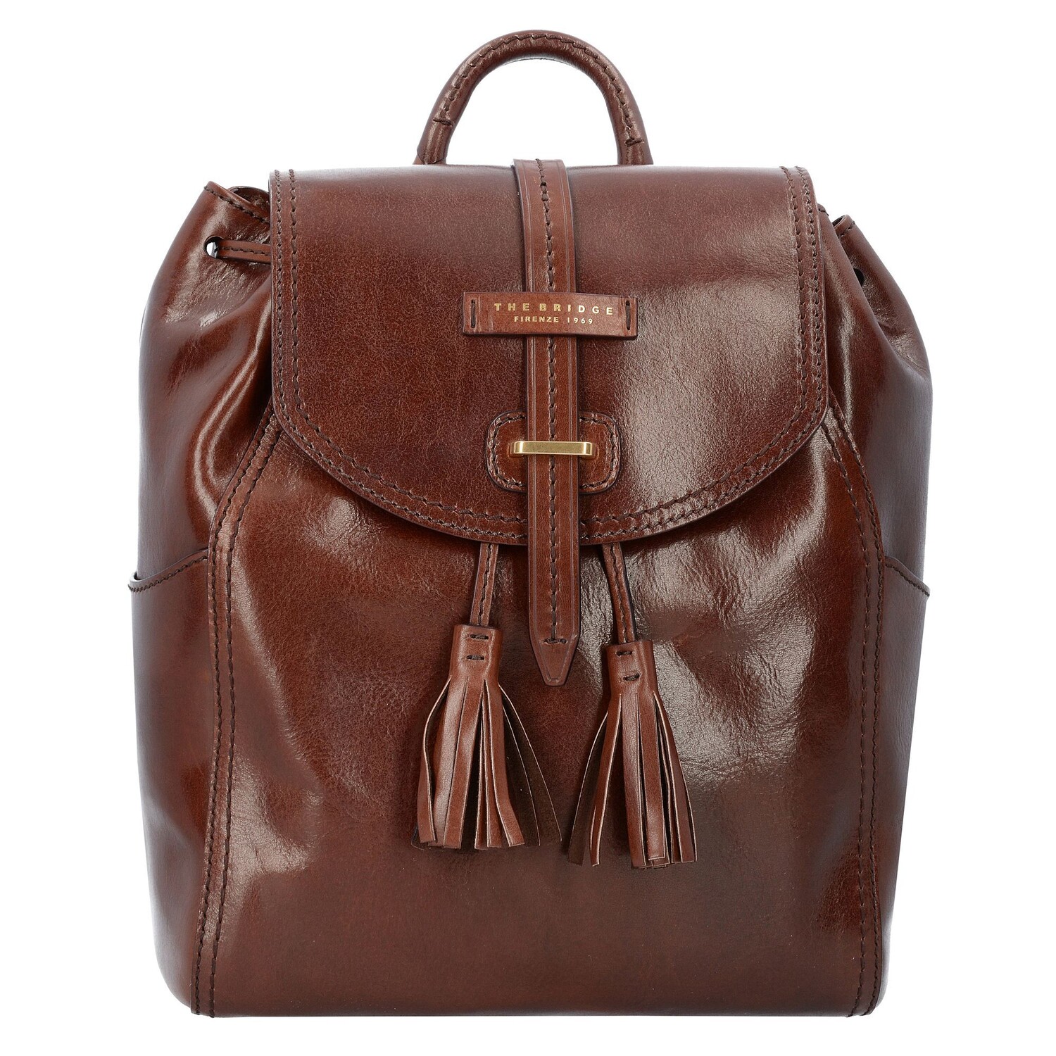 

Рюкзак The Bridge Florentin City Leder 31 cm, цвет brown gold