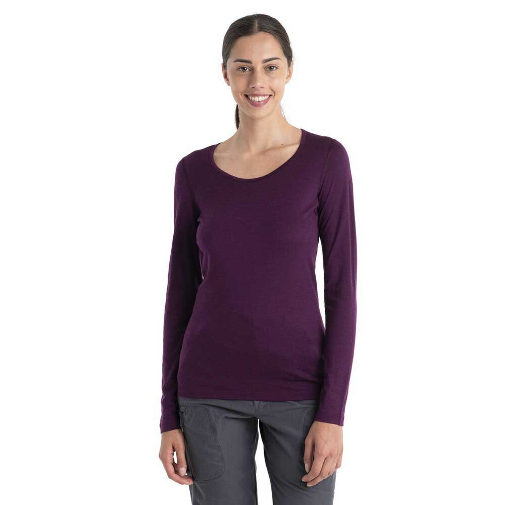 

Базовый слой Icebreaker 200 Oasis Scoop Merino Long, фиолетовый