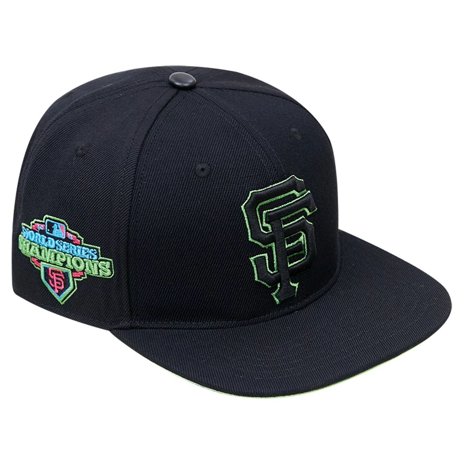 

Мужская кепка Snapback с неоновой призмой Pro Standard, черная San Francisco Giants Cooperstown Collection