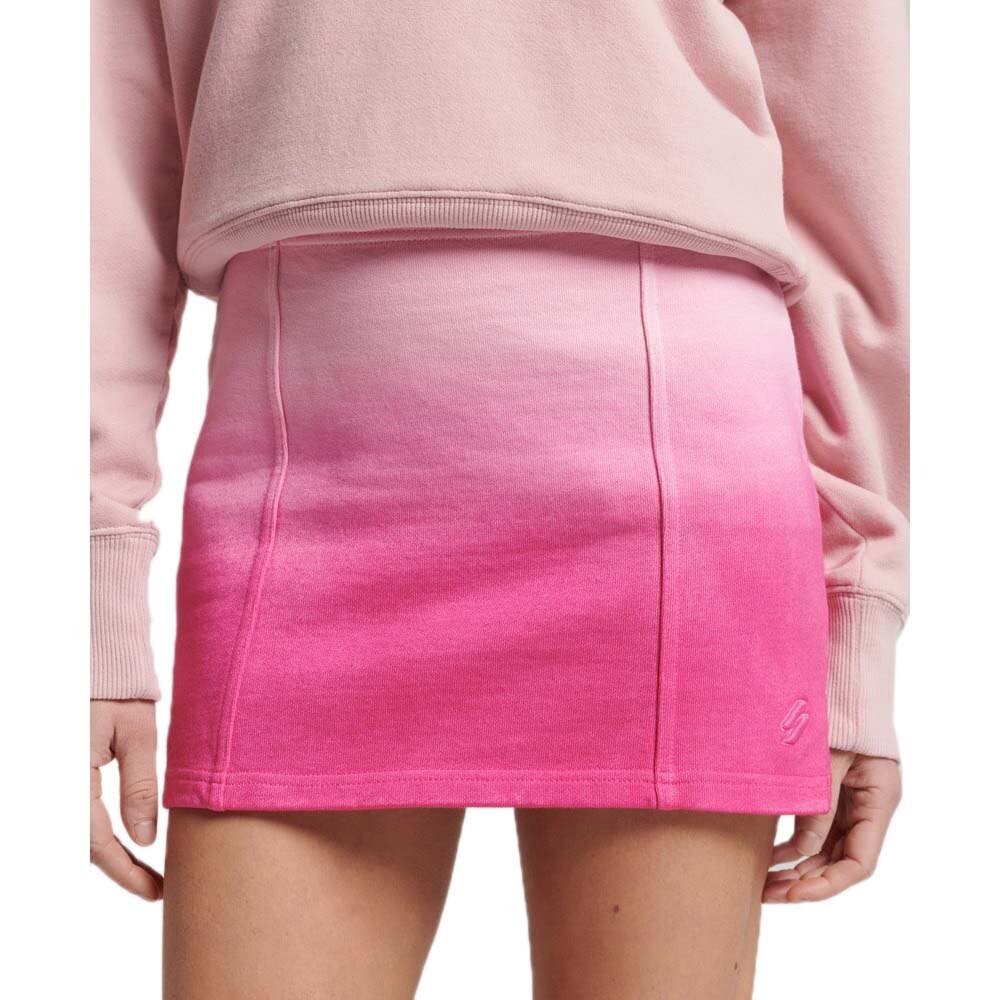 

Юбка Superdry Code Essential Dip Dye, розовый