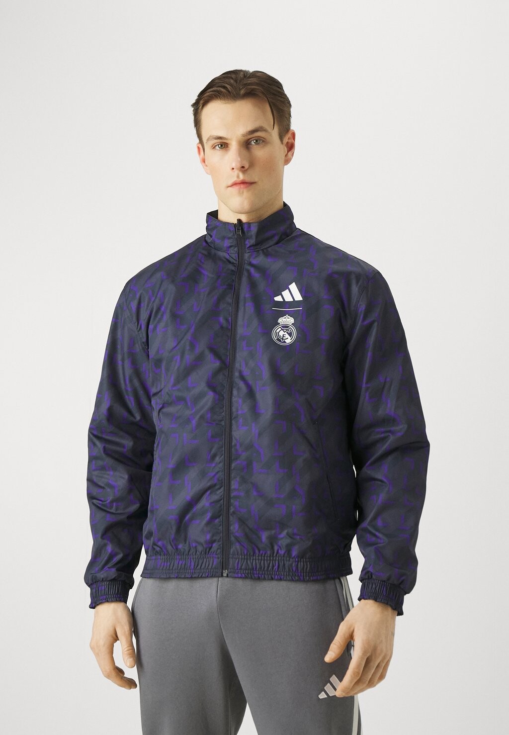 

Команда Real Madrid Anthem Jacket Adidas, цвет legend ink