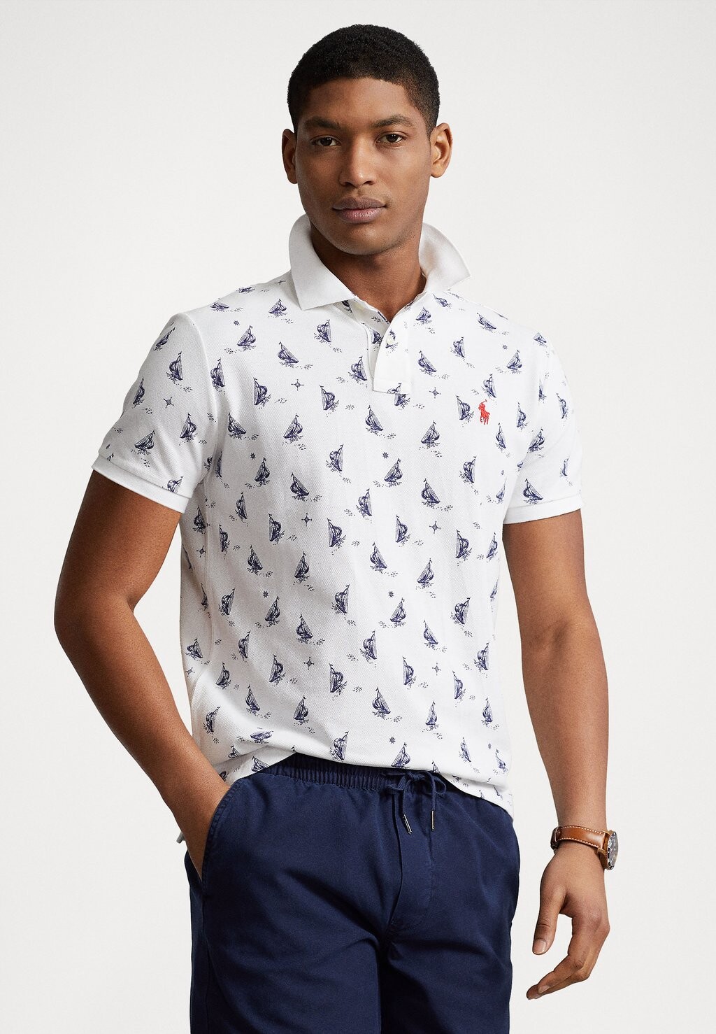 

Поло КОРОТКИЙ РУКАВ Polo Ralph Lauren, кремовый