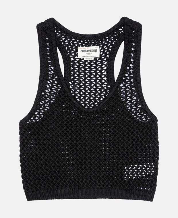 

Вязаный топ Zadig&Voltaire, черный