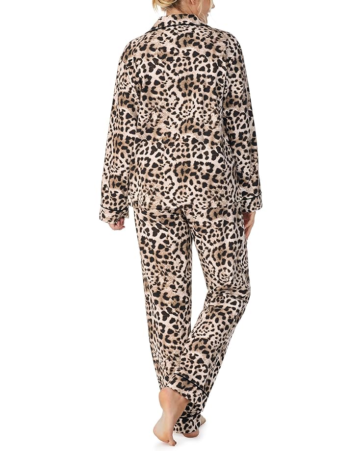 Пижамный комплект Bedhead PJs Long Sleeve Classic PJ Set, цвет Charming Cheetah