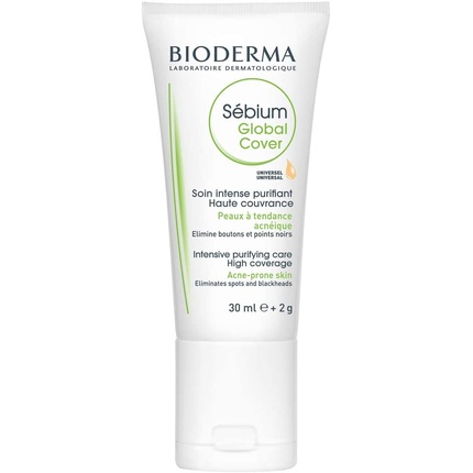 Bioderm Sebium Global Cover от прыщей, 30 мл, Bioderma гель крем от прыщей 30 мл bioderma sebium kerato naos poland