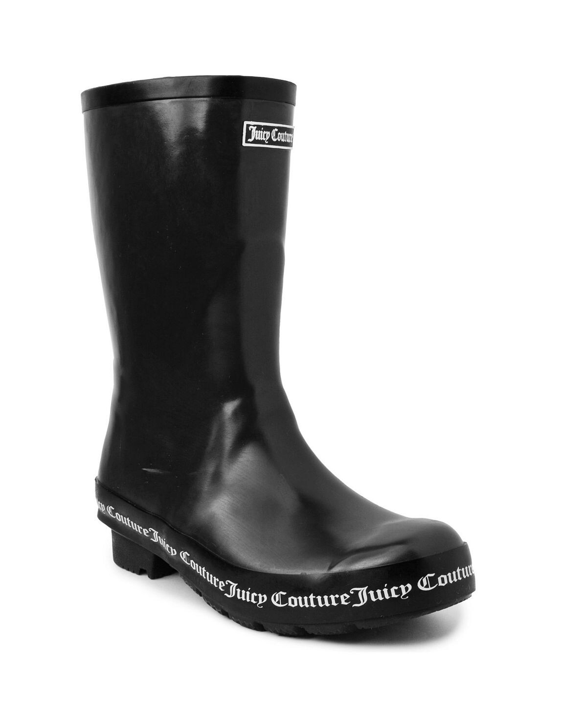 

Женские резиновые сапоги с логотипом Juicy Couture, черный