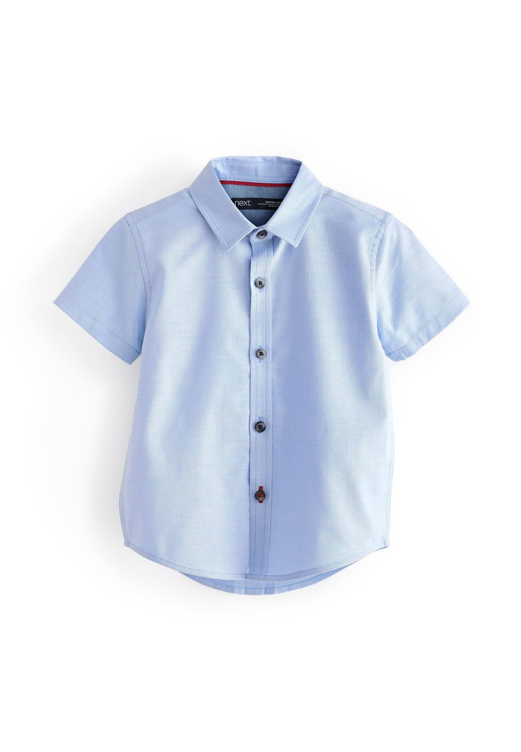 Рубашка SHORT SLEEVE OXFORD SHIRT Next, цвет blue цена и фото