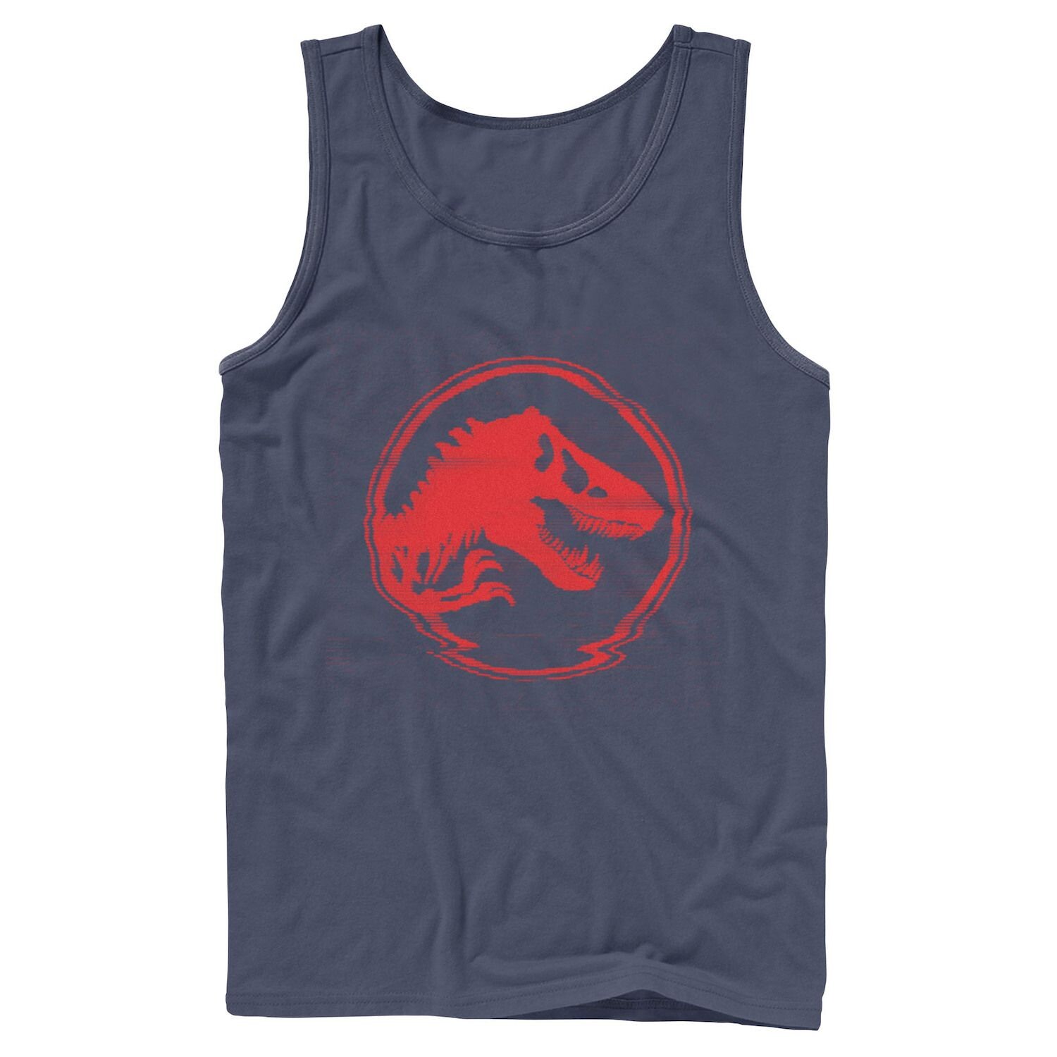 

Мужская майка для монет Jurassic World с красным логотипом и монетами Licensed Character