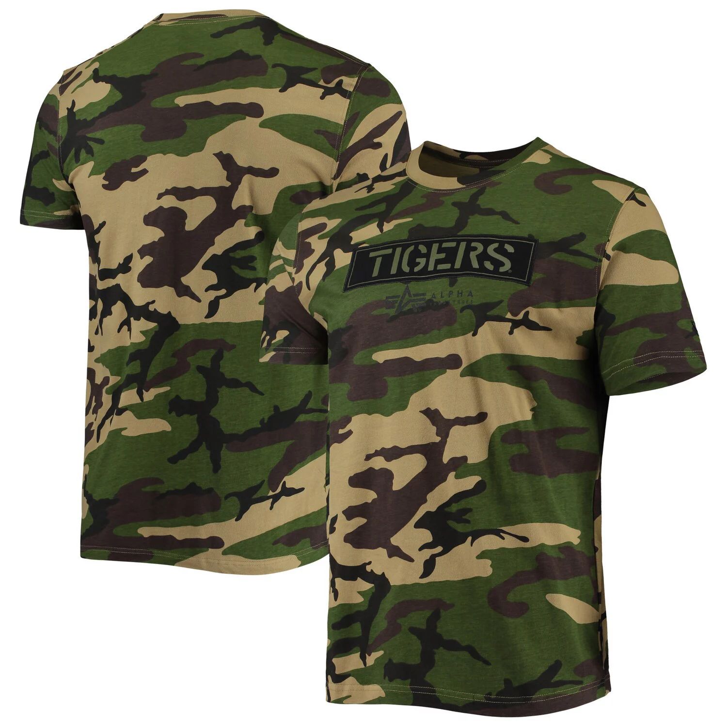 Мужская футболка New Era Camo Detroit Tigers Club