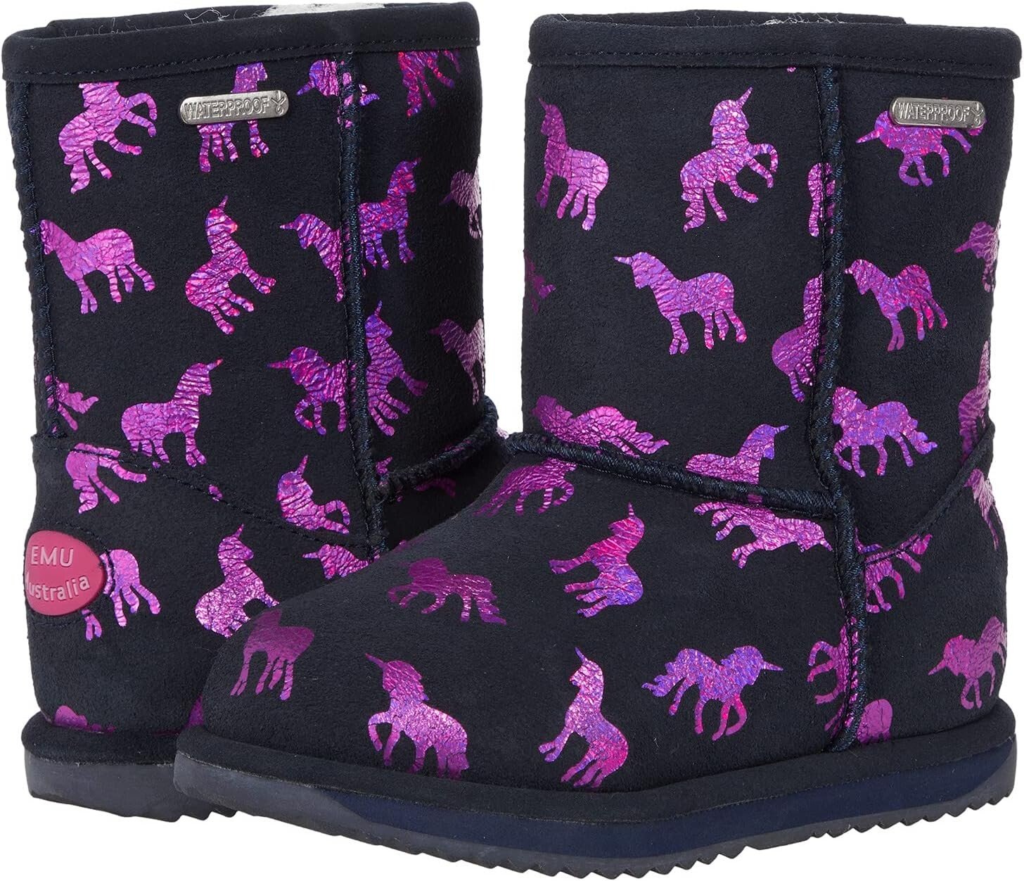 

Сапоги Rainbow Unicorn Brumby EMU Australia Kids, цвет Midnight