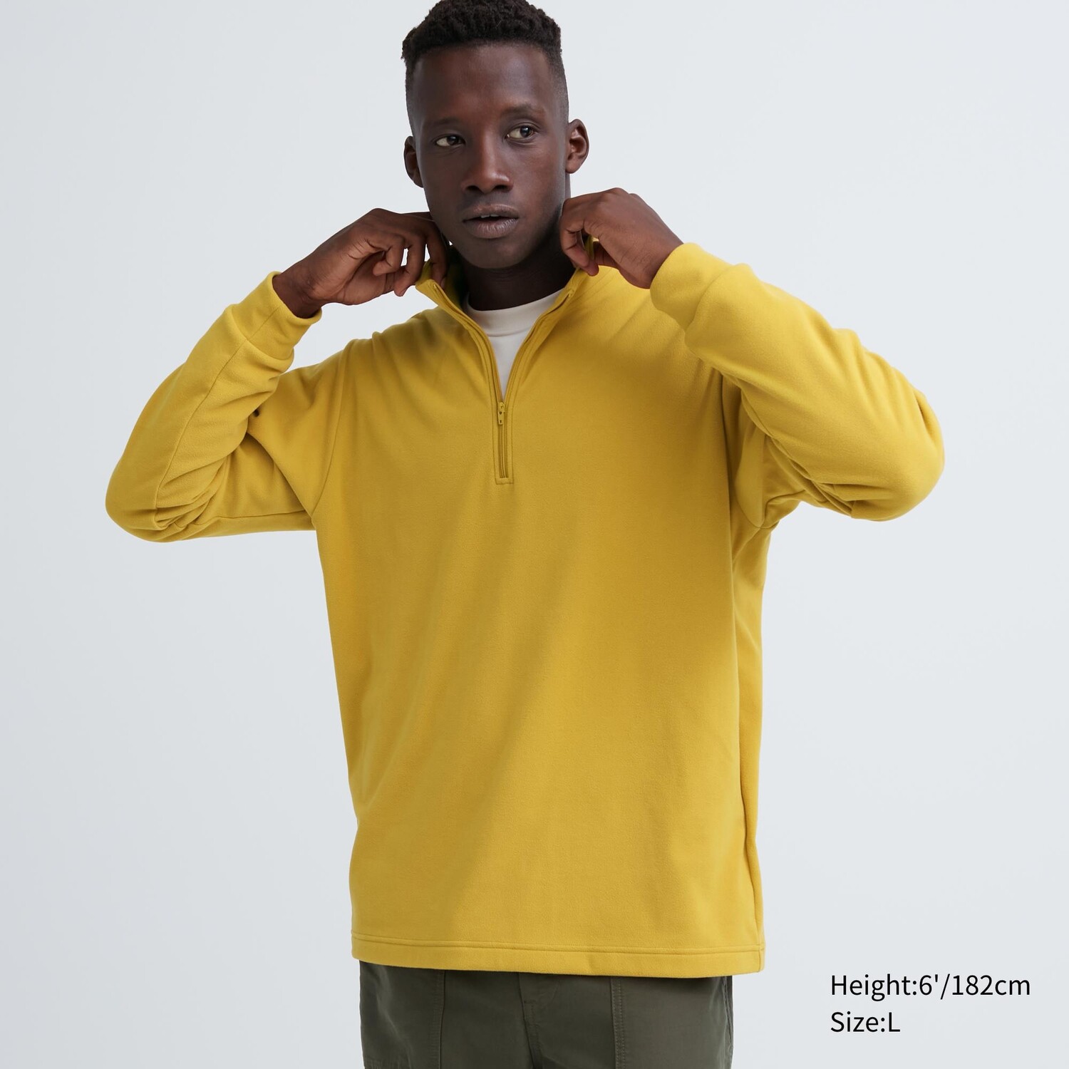 

Толстовка Uniqlo флисовая, желтый