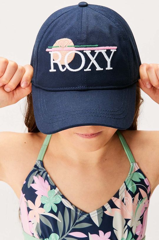 Roxy Детская хлопковая бейсболка BLONDIE GIRL, военно-морской