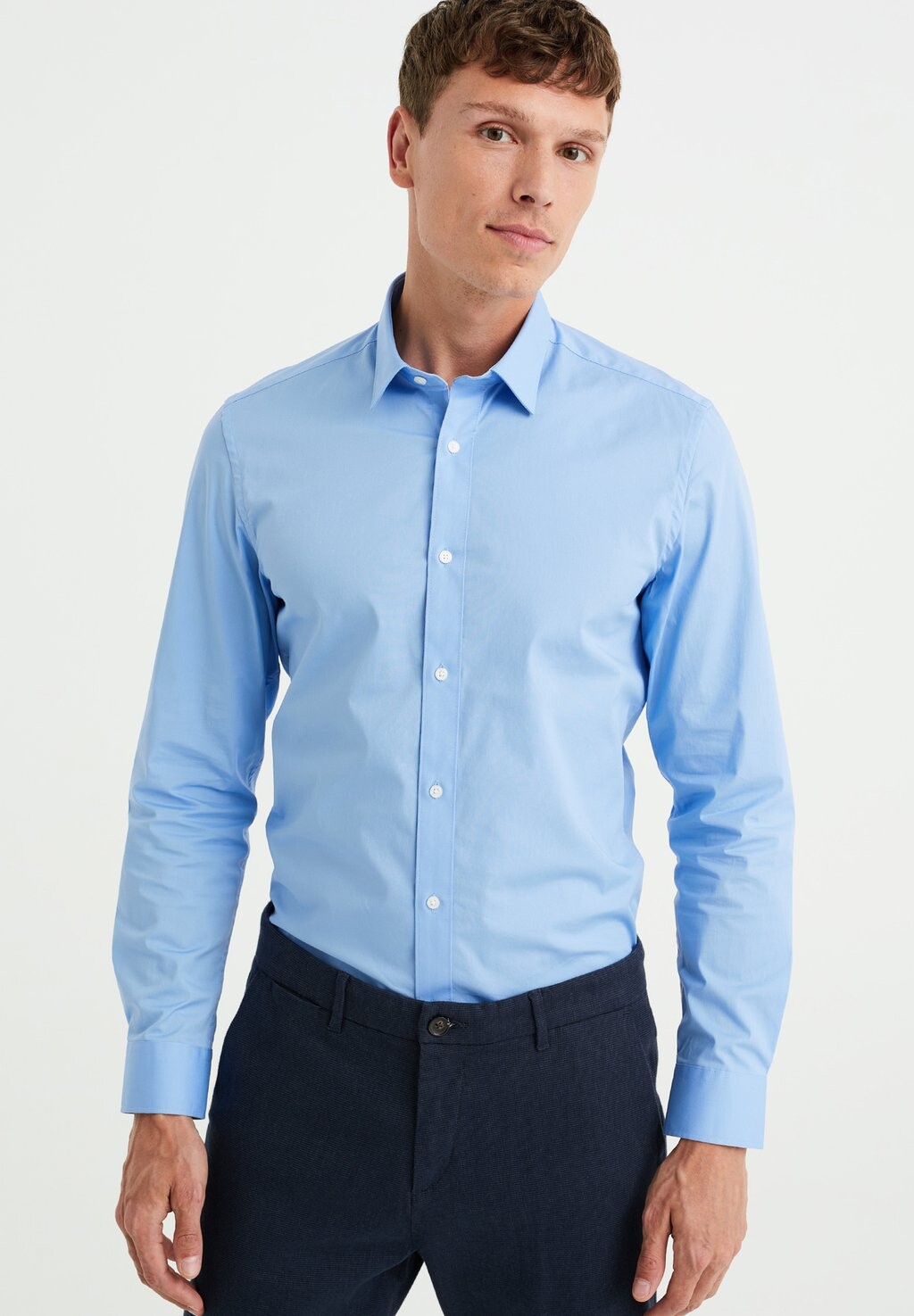 

Классическая рубашка Stretch WE Fashion, цвет light blue